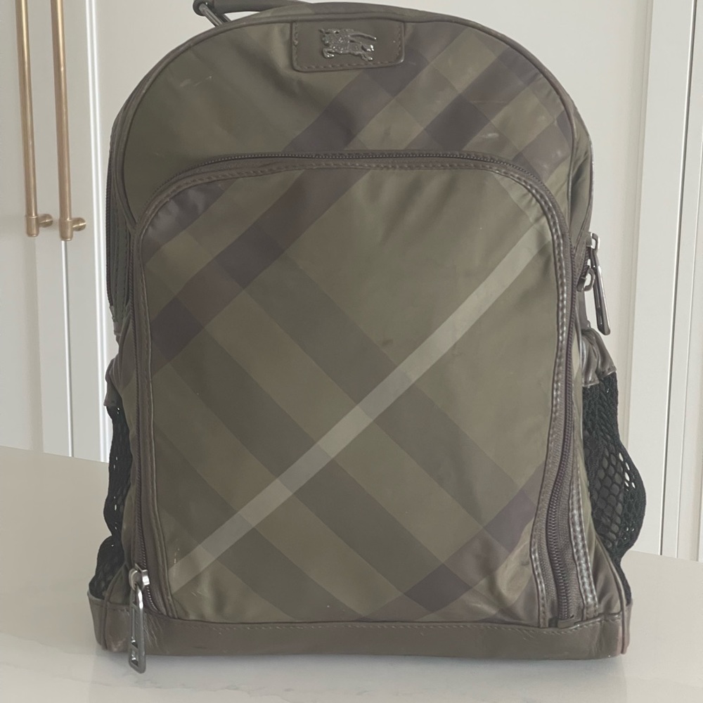Burberry backpack, 14 x 7, very cool, a bit worn